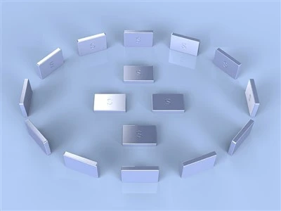 Magnet Ciwb NdFeB